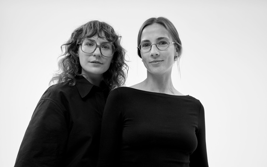 Portrait of two female senior designers.