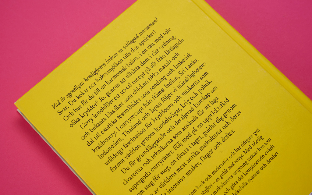 Back of book