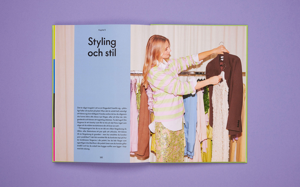 Spread from the book