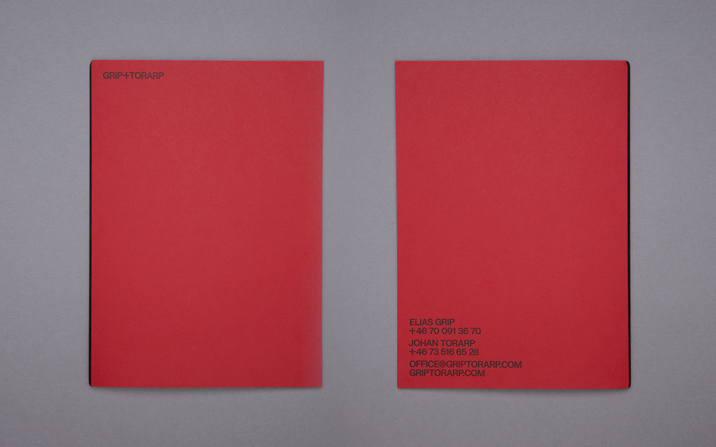 Front and back of folder
