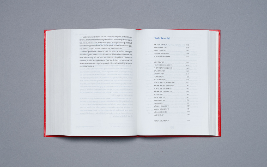 Spreads from The Bible