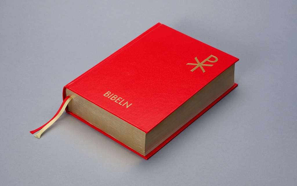 The classic Bible with gilt edges.