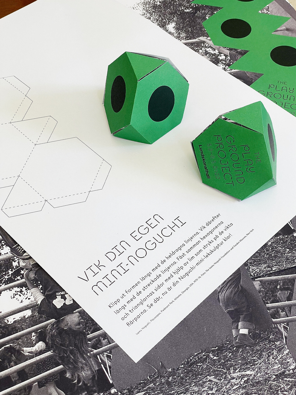 A3 poster with a fold-out design