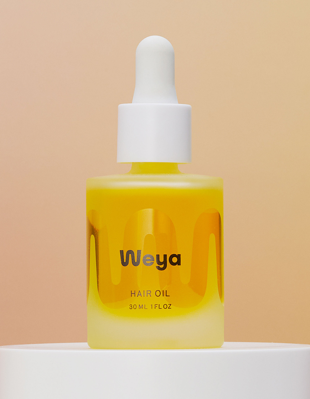 Hair oil flask